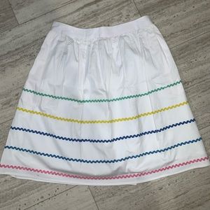 MarleyLilly Striped Linen Skirt